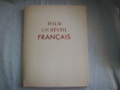 POUR UN REVEIL FRANCAIS.. MAURRAS Charles