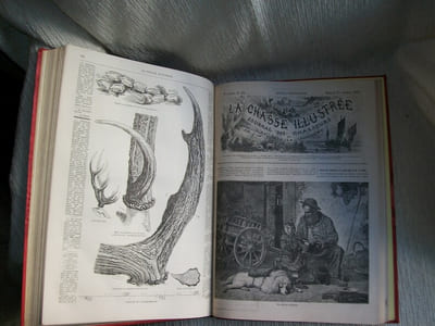 LA CHASSE ILLUSTREE journal des chasseurs et la vie à la campagne 8e année 1875.