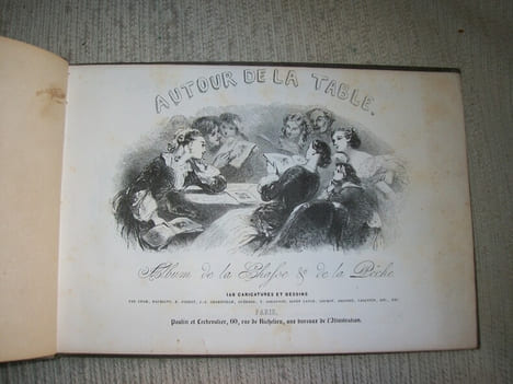 ALBUM DE LA CHASSE ET DE LA PECHE. Autour de la table.. undefined