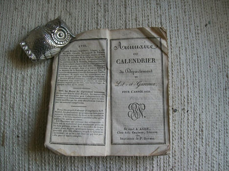 ANNUAIRE ou Calendrier du département de Lot-et-Garonne pour l'année 1839.. undefined