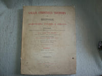 HISTOIRE DES ARCHEVECHES, Evêchés et Abbayes de France d'après les documents authentiques recueillis dans les Registres du Vatican et les Archives Locales. MARSEILLE (Evêques, Prévôts, Statuts).