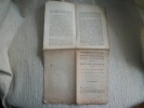 MOTION D'ORDRE FAITE PAR LUCIEN BONAPARTE au nom de la Commission des Dilapidations, séance du 29 Thermidor An 6. Conseil des Cinq Cents. Corps ...