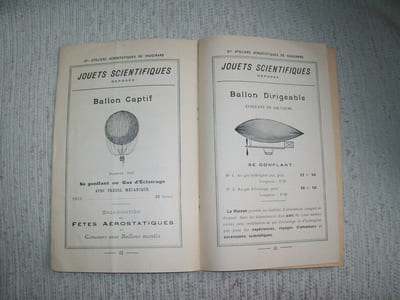 ATELIERS AEROSTATIQUES DE VAUGIRARD Henri Lachambre Ingénieur Aéronaute