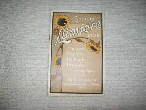 SOCIETE LUMIERE LYON. Plaques, papiers, pellicules (procédé Planchon), produits photographiques. Prix courant uniquement pour la France. . undefined