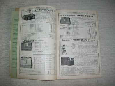 PHOTOGRAPHIE. Etablissements Demaria 35 Rue de Clichy. Catalogue B 1922.