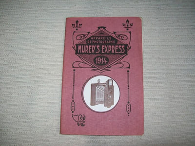 MURER'S EXPRESS appareils de photographie 1914.
