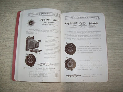MURER'S EXPRESS appareils de photographie 1914.