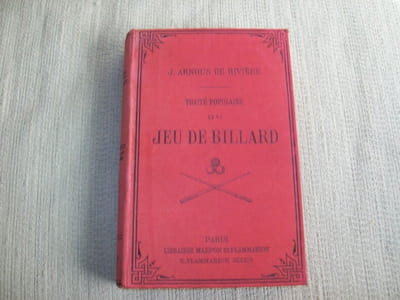 TRAITE POPULAIRE DU JEU DE BILLARD.