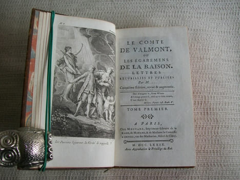 LE COMTE DE VALMONT ou les Egaremens de la Raison. Lettres recueillies et publiées par M*** 5e édition revue et augmentée.. undefined