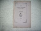 NOTICE SUR LES ARCHIVES ANCIENNES DES BOUCHES DU RHONE suivie de Notes relatives aux plus anciens documents du Cartulaire de Saint Victor.. BLANCARD ...