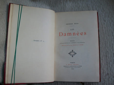 LES DAMNEES.. BOIS Georges