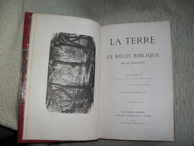 LA TERRE ET LE RECIT BIBLIQUE DE LA CREATION.