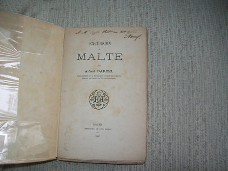 EXCURSION A MALTE.. DARCEL Alfred