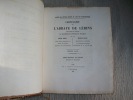 CARTULAIRE DE L'ABBAYE DE LERINS. Publi&eacute; sous les auspices du Minist&egrave;re de l'Instruction Publique par MM Henri Moris et Edmond Blanc.. MORIS Henri ...