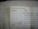 BREVET DU TITRE DE PREMIER APOTHICAIRE document manuscrit original sign&eacute;, dat&eacute; de 1762.. ORLEANS Louis-Philippe d'