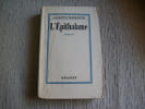 L'EPITHALAME. Edition d&eacute;finitive.. CHARDONNE Jacques