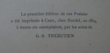 BARBEY D'AUREVILLY, Jules. Poésies. Poulet-Malassis 1870. BARBEY D'AUREVILLY, Jules