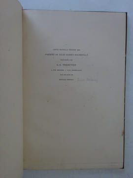 BARBEY D'AUREVILLY, Jules. Poésies. Poulet-Malassis 1870. BARBEY D'AUREVILLY, Jules