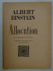 EINSTEIN (Albert). Allocution. Qui parlera pour l’humanit&eacute;? Dynamo-Aelberts 1973. EINSTEIN 