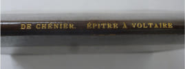 CHENIER (Marie-Joseph de). Ep&icirc;tre &agrave; Voltaire. 1806. Edition originale. CHENIER 
