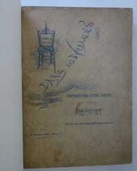 BERNHARDT (Sarah). Dans les nuages. Histoire d'une chaise. E.A.S. & E.O. 1/50