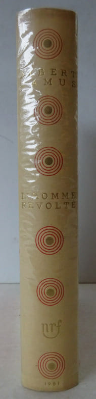 CAMUS (Albert), PRASSINOS (Mario). L'homme révolté. Gallimard 1951 E.O.