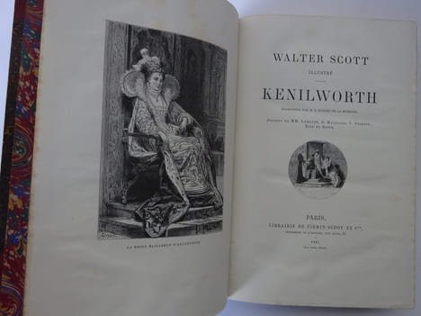 SCOTT, Walter. Kenilworth. Dessins de Lematte, D. Maillard, V. Poirson... 1881. SCOTT, Walter