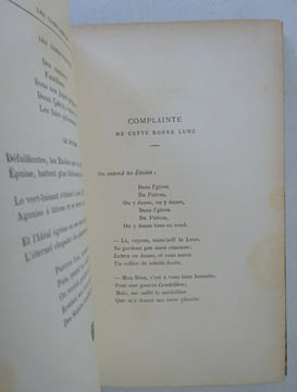 LAFORGUE (Jules). Les Complaintes. Paris: Jules Vanier (1885). E.O.. LAFORGUE (Jules)