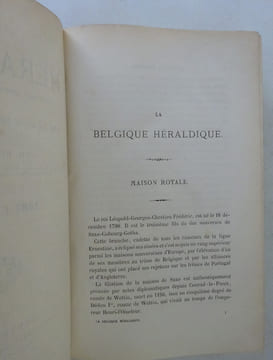 POPLIMONT, Charles. La Belgique Héraldique. Recueil historique... 1863. POPLIMONT, Charles