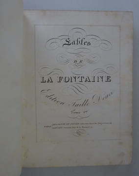 LA FONTAINE (Jean de). Fables. Edition taille-douce. Lecointe 1834. LA FONTAINE (Jean de)