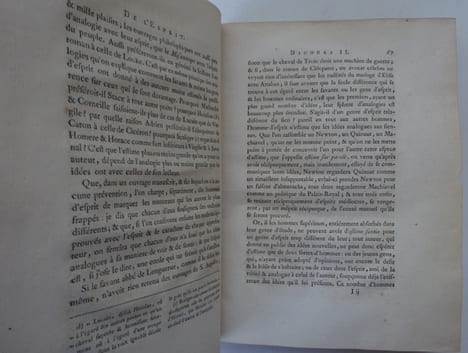 HELVETIUS (Claude-Adrien). De l'Esprit. A Paris, chez Durand 1758 E.O.. HELVETIUS (Claude-Adrien)