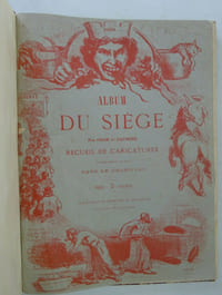 CHAM, DAUMIER. Album du siège. Charivari 1871
