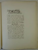 GOURMONT (R&eacute;my de), APOLLINAIRE (Guillaume), DUFY (Raoul). Des Pens&eacute;es. 1920. GOURMONT (R&eacute;my de), APOLLINAIRE (Guillaume), DUFY (Raoul)