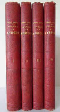 BARTH (Henri). Voyages et découvertes dans l'Afrique septentrionale et centrale
