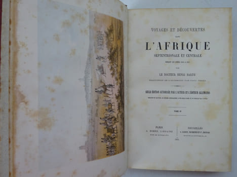 BARTH (Henri). Voyages et découvertes dans l'Afrique septentrionale et centrale . BARTH (Henri)