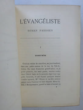 DAUDET. L'évangéliste. 1883. E.O. Hollande + billet signé Reliure BLANCHETIERE. DAUDET (Alphonse)