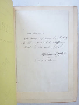 DAUDET. L'évangéliste. 1883. E.O. Hollande + billet signé Reliure BLANCHETIERE. DAUDET (Alphonse)