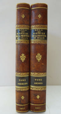 [STENDHAL] Histoire de la peinture en Italie. Tomes I & II. Didot 1817 E.O.