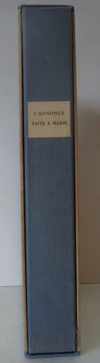 CLAUDEL, Paul. L'annonce faite à Marie. Illustrations de Maurice Denis. 1940