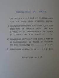 CLAUDEL, Paul. L'annonce faite à Marie. Illustrations de Maurice Denis. 1940