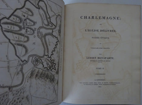 BONAPARTE (Lucien). Charlemagne ou l'église délivrée. Poème épique. 1814 E.O.. BONAPARTE (Lucien)