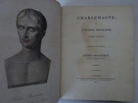 BONAPARTE (Lucien). Charlemagne ou l'église délivrée. Poème épique. 1814 E.O.. BONAPARTE (Lucien)