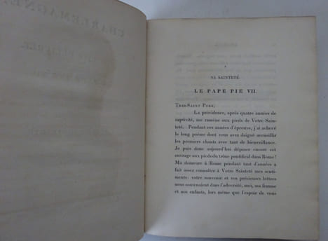 BONAPARTE (Lucien). Charlemagne ou l'église délivrée. Poème épique. 1814 E.O.. BONAPARTE (Lucien)