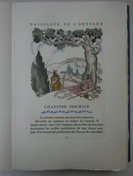 GIONO (Jean). Naissance de l'Odyssée. Gravures de Sylvain Sauvage. 1935. GIONO (Jean)