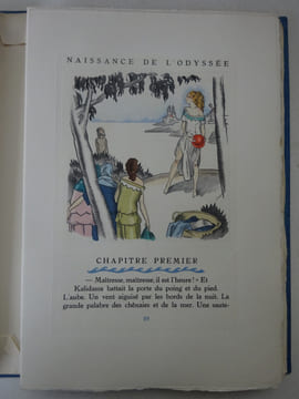 GIONO (Jean). Naissance de l'Odyssée. Gravures de Sylvain Sauvage. 1935. GIONO (Jean)
