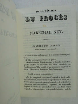 DELMAS De la révision du procès du Maréchal Ney Consultation pour la veuve 1832. DELMAS