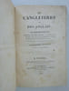 SAY (Jean-Baptiste). De l'Angleterre et des Anglais. Arthus-Bertrand 1816. SAY (Jean-Baptiste)