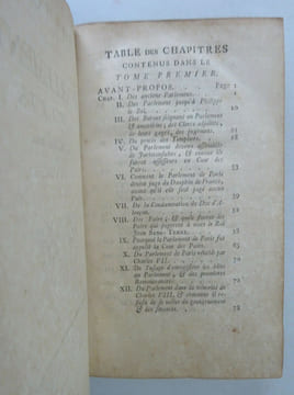 [VOLTAIRE]. Histoire du Parlement de Paris Tomes I & II. Amsterdam (1769). E.O.. VOLTAIRE