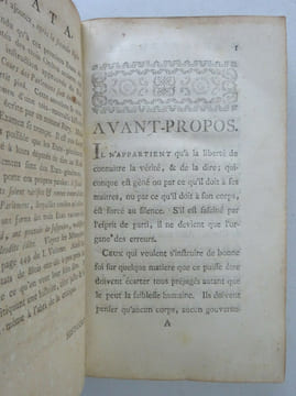 [VOLTAIRE]. Histoire du Parlement de Paris Tomes I & II. Amsterdam (1769). E.O.. VOLTAIRE