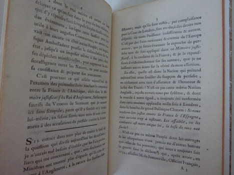 BEAUMARCHAIS Observations sur le Mémoire justificatif de la cour de Londres 1779. BEAUMARCHAIS